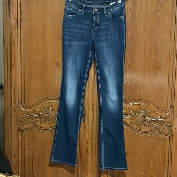 Wrangler Denim - Wrangler Q-Baby Medium/Dark Wash bootcut
